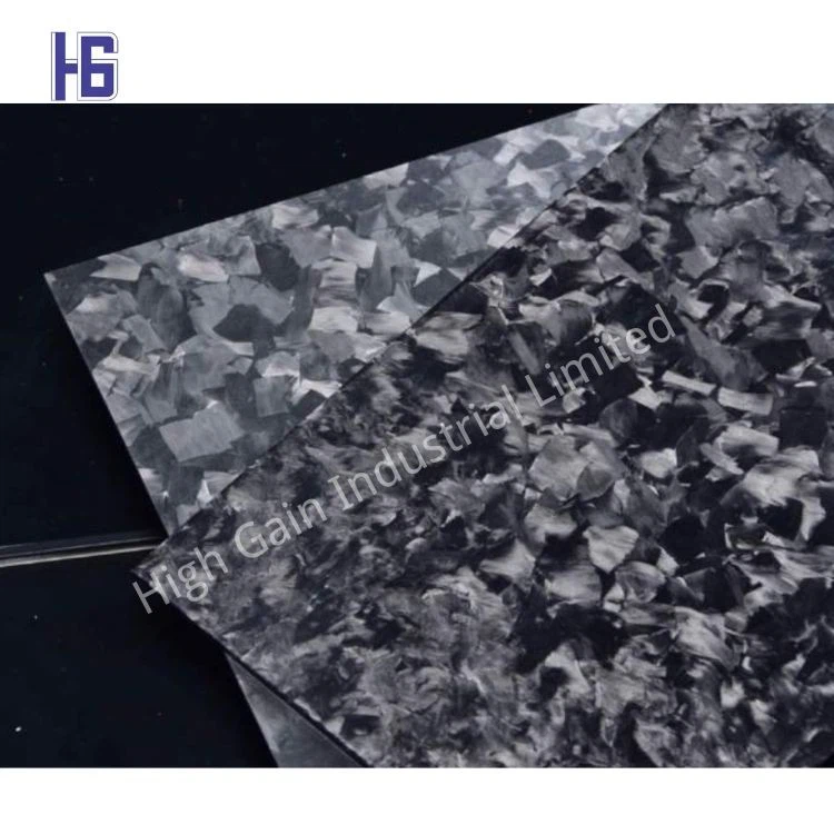 Carbon Fiber Large Cut Irregular Pattern Plate